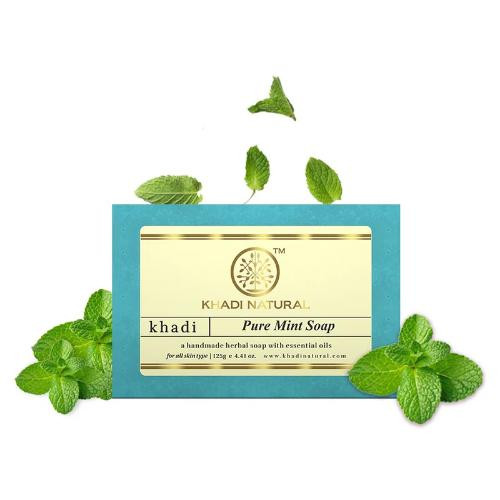 KHADI NATURAL PURE MINT SOAP 125G