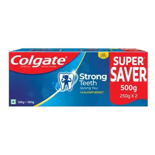 COLGATE DENTAL CREAM TOOTHPASTE 500 G ( 250 G + 250 G)