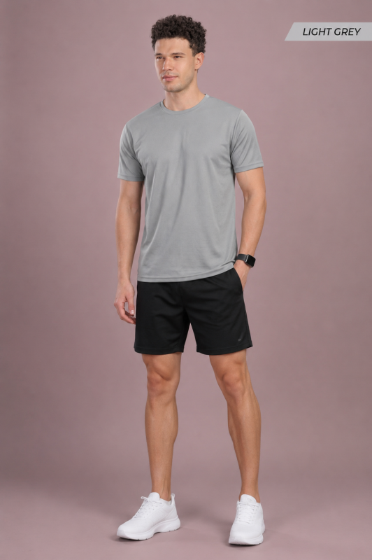Men’s Light Grey Casual T-Shirt