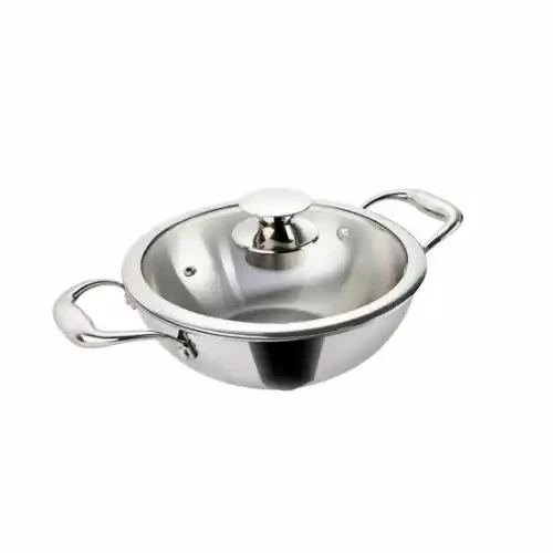 ALDA 3 PLY VITALE SS DEEP WOK 24+LID-2.7 L