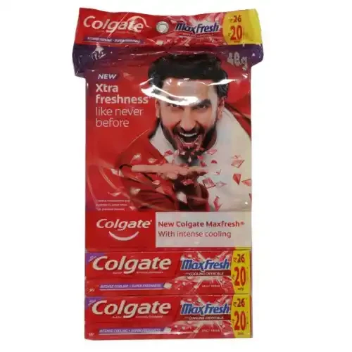 COLGATE MAXFRESH RED TOOTHPASTE 34 G+4 G PK12