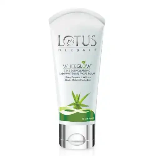 LOTUS WHITEGLOW 3 IN 1 DEEP CLEANSING SKIN LOTUS WHITENING FACIAL FOAM 50 G