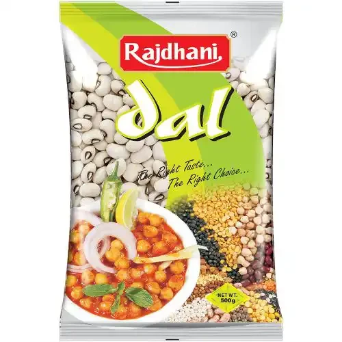 RAJDHANI LOBIYA WHITE 500 G