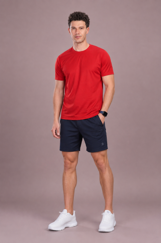 Men’s Red Athletic T-Shirt