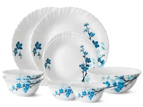 LARAH OPALWARE 15 PCS DINNER SET- ASSORTED
