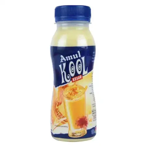 AMUL KOOL KESAR FLAVOURED MILK PET BOTTTLE 180 ML