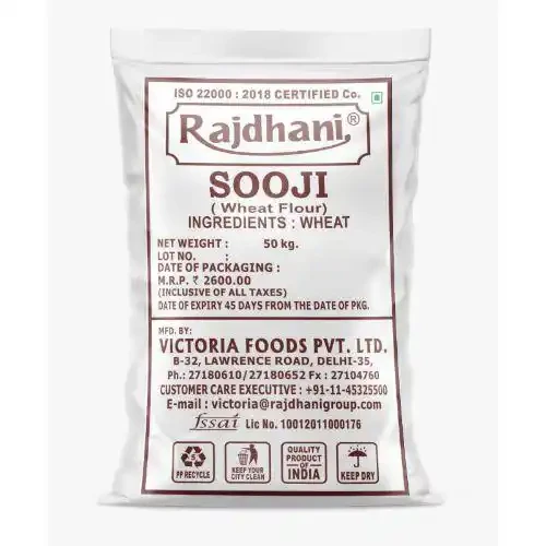 RAJDHANI SOOJI (VFPL) 50 KG