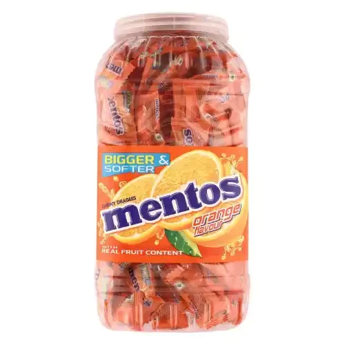 MENTOS ORANGE JAR 165 U 612 G