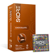 SKORE CONDOMS CHOCOLATE 10 S PACK