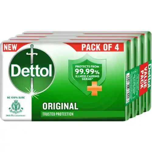 DETTOL ORIGINAL SOAP 60 G PK 4