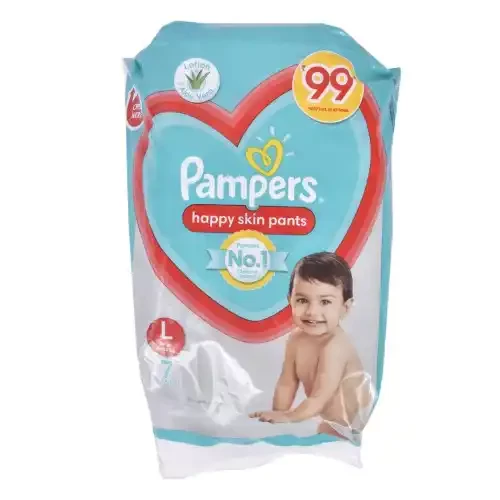 PAMPERS BABY PANTS LARGE 6+1