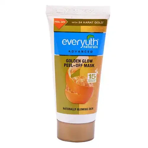 EVERYUTH NATURALS GOLDEN GLOW PEEL−OFF MASK TUBE 25 G