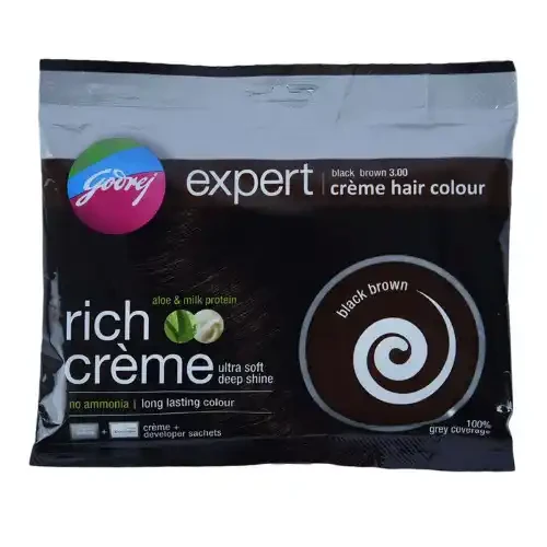 GODREJ EXPERT BLACK BROWN HAIR COLOR 20 G