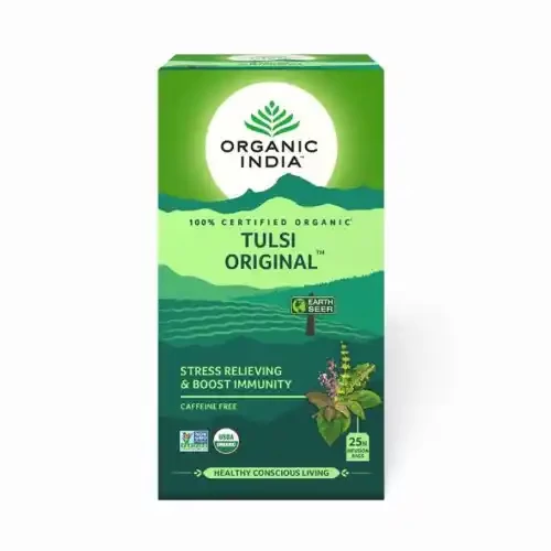 ORGANIC INDIA TULSI ORIGINAL TEA BAGS 25 U