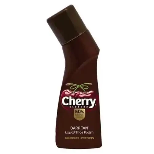 CHERRY BLOSSOM LIQUID SHOE POLISH BROWN 75 ML