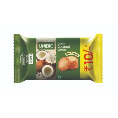 UNIBIC DANISH COCONUT COOKIES 192 X 37.5G