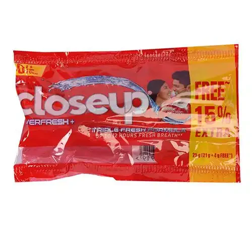 CLOSEUP ACTIVE GEL FLOW WRAP  21 G PK12
