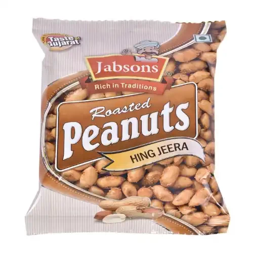 JABSONS ROASTED PEANUTS HING JEERA 40 G−PK 12