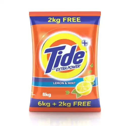 TIDE PLUS DETERGENT WASHING POWDER (6 KG + 2 KG) 8KG