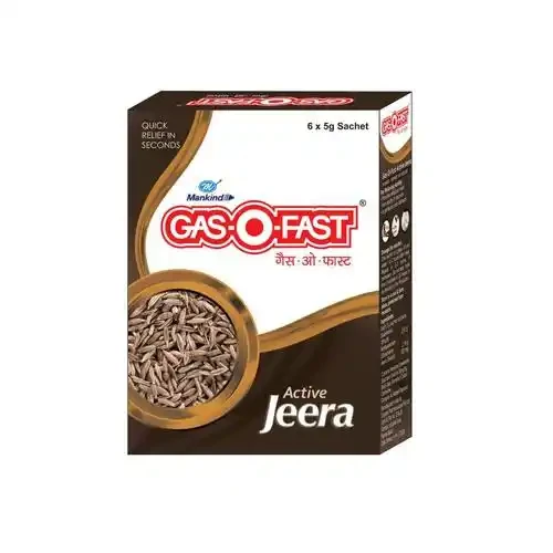 MANKIND GAS O FAST JEERA 5 G PACK OF 6