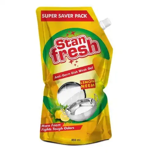 STANFRESH ANTI-GERM DISH WASH GEL 850 ML (POUCH REFILL)