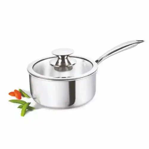ALDA 3 PLY VITALE SS SAUCE PAN 18+LID-2.0 L