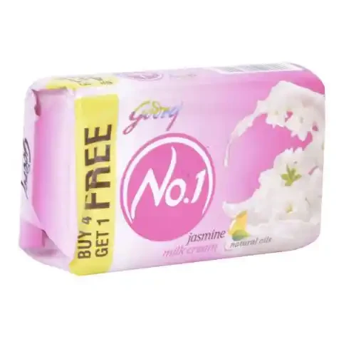 GODREJ NO 1 JASMINE SOAP 100 G PK5 (4+1)