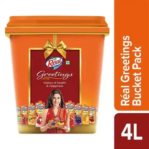 REAL GREETINGS BUCKET GIFT PACK 1 L PK4