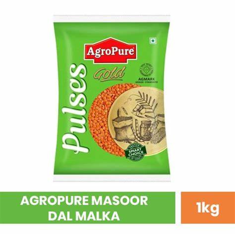 AGROPURE MASOOR DAL MALKA 1 KG