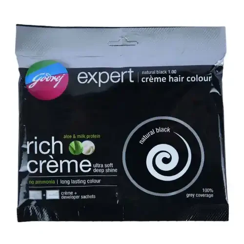 GODREJ EXPERT NATURAL BLACK HAIR COLOR 20 G