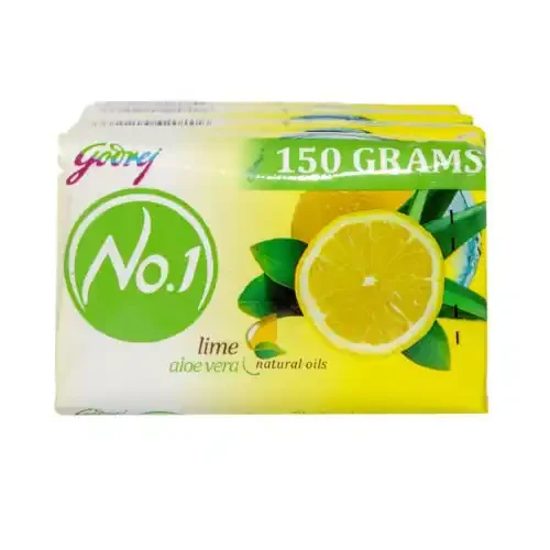 GODREJ NO 1 LIME AND ALOE VERA SOAP 100 G PK5 (4+1)