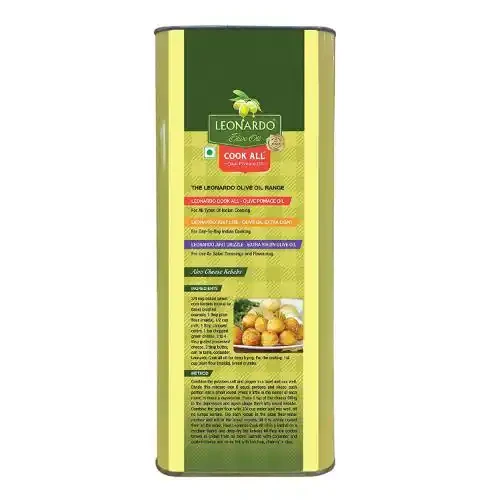 LEONARDO COOK ALL POMACE OLIVE OIL TIN 5 L