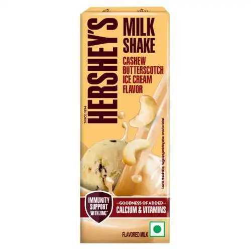 HERSHEYS MILKSHAKE CASHEW BUTTERSCOTCH 180ML