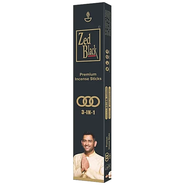 ZED BLACK AGARBATTI 3IN1 BOX LARGE 100 G