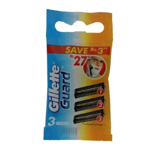 GILLETTE GUARD CARTRIDGE 3U PK4
