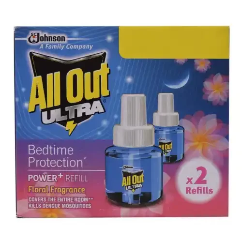 ALL OUT ALL NIGHT FLORAL REFILL TWIN PACK 45 ML
