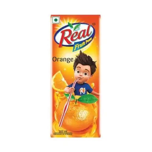 REAL ORANGE JUICE 180 ML PK30