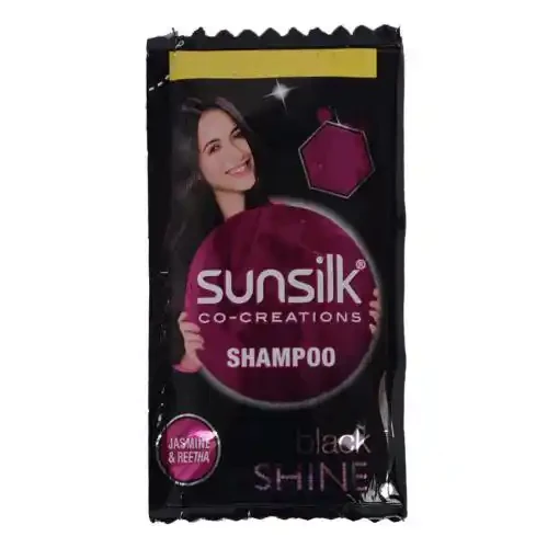 SUNSILK BLACK SHINE SHAMPOO SACHET 6 ML PK96