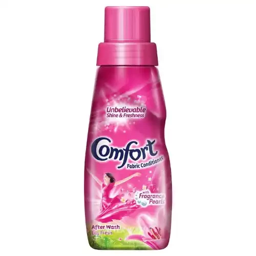COMFORT PINK AFTER WASH LILY FRESH FABRIC CONDITIONER 210 ML