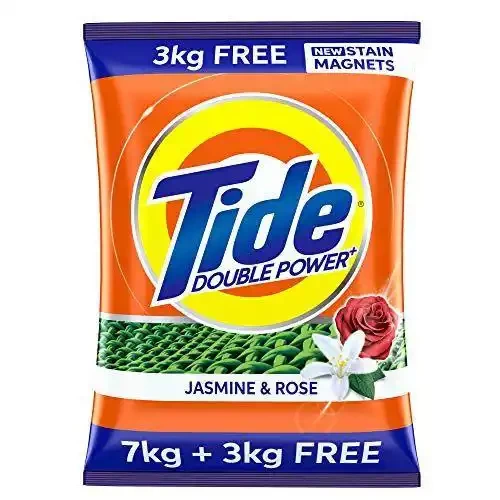 TIDE JASMINE AND ROSE DETERGENT WASHING POWDER (7 KG + 3KG) 10 KG