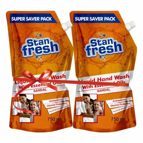 STANFRESH HANDWASH SANDAL 750 ML + 750 ML COMBI POUCH