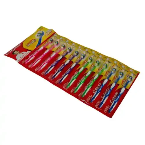 COLGATE SUPER SHINE MEDIUM TOOTHBRUSH PK12