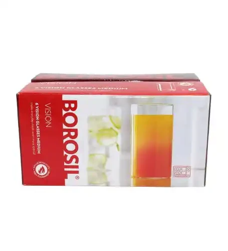BOROSIL VISION GLASSES 6 U