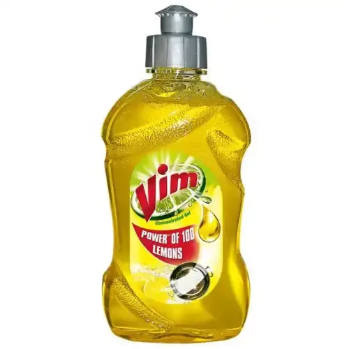 VIM DROP LEMON LIQUID DISHWASH ACTIVE GEL 250 ML