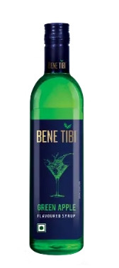 BENE TIBI GREEN APPLE FLAVOURED SYRUP 750