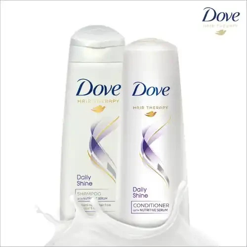 DOVE DAILY SHINE SHAMPOO 340 ML